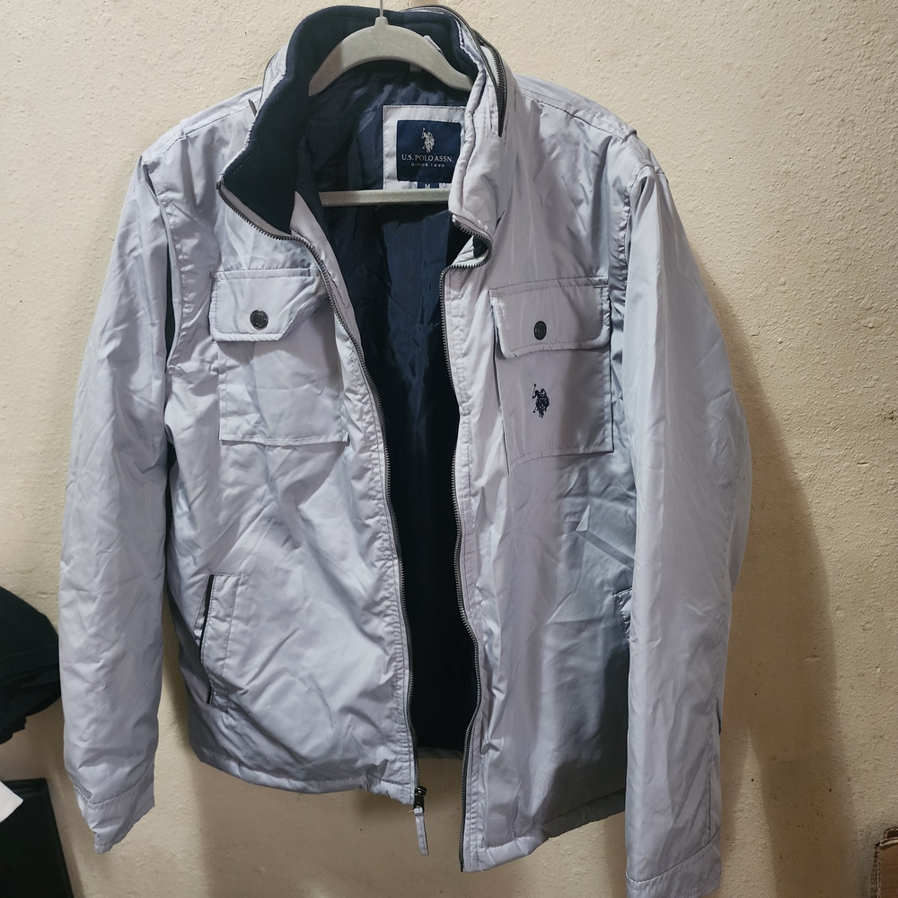 U.S. Polo Assn. Men's Silver Gray Jacket